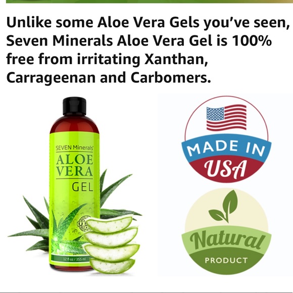 LAST ONE! SEVEN MINERALS Aloe Vera Gel Organic. - Picture 2 of 13